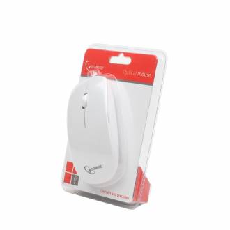 GEMBIRD RATON CON CABLE MUS-103 USB BLANCO