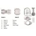 UBIQUITI UBAC NANOBRACKET UNIVERSAL KIT MONTAJE MASTIL Y PARED