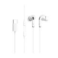 MTK AURICULAR CON MICROFONO TYPE-C 1.2MTS BLANCO