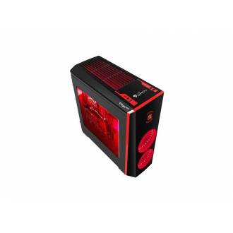 CAJA GAMING GENESIS TITAN 700 ATX 1XUSB 3.0 2XUSB 2.0 ROJO SIN FUENTE CON VENTANA