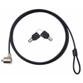 Cable seguridad con doble llave 1.8m