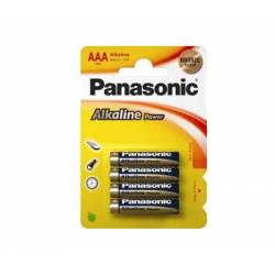 PANASONIC/KODAK PACK 4 PILAS ALCALINAS AAA LR03
