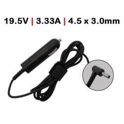 ALIMENTADOR ESPECIFICO 19.5V 3.33A 4.5 X 3.0mm 65W (HP) PARA COCHE