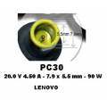 ALIMENTADOR ESPECIFICO 20V 4.5A - 7.9 x 5.5 mm - 90 W (LENOVO)