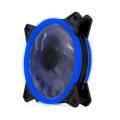 VENTILADOR 120X120 CM. CONEXION A PLACA 3/4 PIN LED AZUL