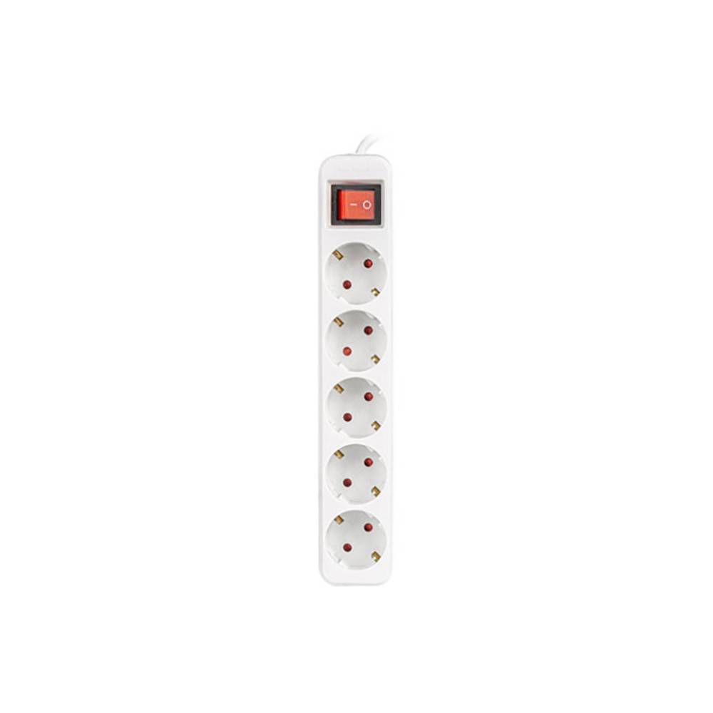 LANBERG REGLETA 5 TOMAS SCHUKO CON PROTECCION BLANCA 1.5M