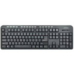 PRIMUX TECLADO MULTIMEDIA NEGRO USB KM1