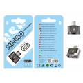 ONE+ ADAPTADOR MICROUSB OTG PLATA