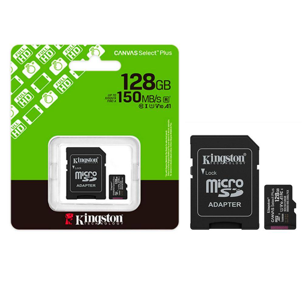 KINGSTON MICRO SD 128GB CLASE 10 UHS-I 150MBPS