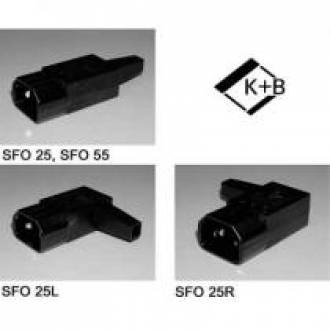 CONECTOR IEC MACHO 3 PINES 65ºC( C2)