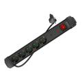 LANBERG REGLETA 5 TOMAS SCHUKO CON PROTECCION NEGRA 3M