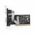 GEMBIRD TARJETA PCI 2 PUERTOS SERIE RS232 PERFIL BAJO (SIN ADAPTADOR)