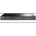 TP-LINK SWITCH 24 PUERTOS POE+ GIGA 4 SFP RACK T1600G-28PS TL-SG2424P