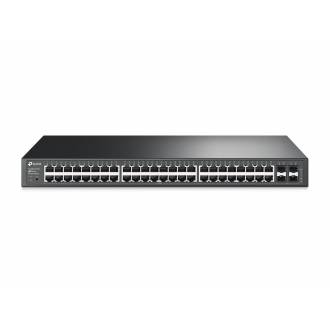 TP-LINK SWITCH 48 PUERTOS 10/100/1000 + 4 SFP RACK (TL-SG2452)