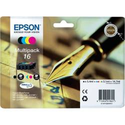 EPSON 16 SERIES MULTIPACK INK CARTRIDGES  N-C-M-Y