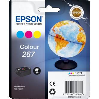 EPSON SINGLE PACK 267 WF100W COLOR