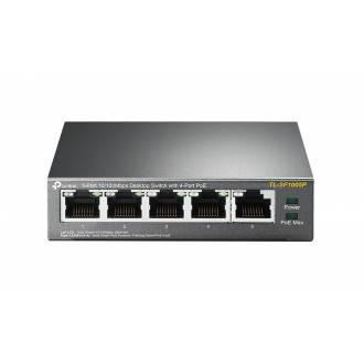 TP-LINK SWITCH 5 PUERTOS 10/100 (4 PUERTOS POE) 802.3af