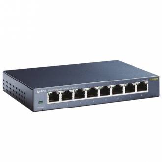 TP-LINK SWITCH 8 PUERTOS GIGABIT 10/100/1000 METÁLICO