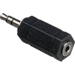 T - ADAPTADOR JACK STEREO 3.5 MACHO ---> 2.5 HEMBRA