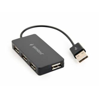 GEMBIRD HUB USB 2.0 - 4 PUERTOS NEGRO