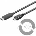 CABLE USB TYPE C A USB 2.0 MICRO B - 1 METRO