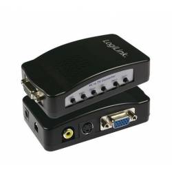 LOGILINK CONVERTIDOR DE VGA PC DSUB15 ---> TV 3xRCA SVHS
