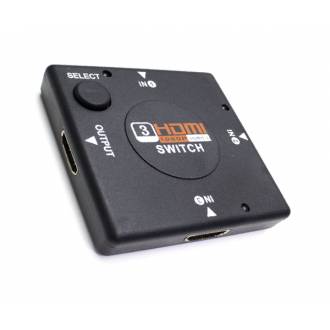 CONMUTADOR HDMI 3 ENTRADAS 1 SALIDA BOTON