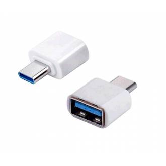 ADAPTADOR USB A HEMBRA---> USB TYPE-C MACHO OTG 20 cm