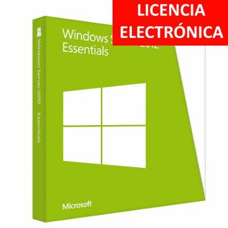 MICROSOFT WINDOWS SERVER 2012 ESSENTIALS - LICENCIA ELECTRONICA (NO DVD - SOLO CLAVE)