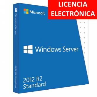 MICROSOFT WINDOWS SERVER 2012 R2 STANDARD - LICENCIA ELECTRONICA (NO DVD - SOLO CLAVE)