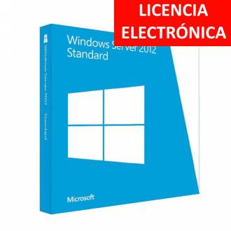 MICROSOFT WINDOWS SERVER 2012 STANDARD - LICENCIA ELECTRONICA (NO DVD - SOLO CLAVE)