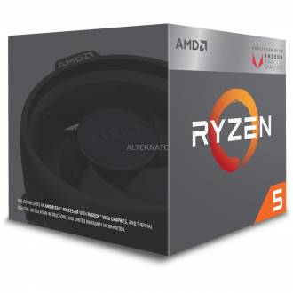 MICROPROCESADOR AMD AM4 RYZEN 5 2400G 3.9GHz 4C 6MB VGA