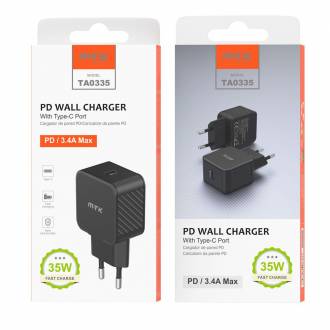 CARGADOR TYPE C 35W NEGRO TA0335
