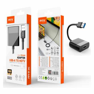 MTK ADAPTADOR USB 3.0 A HDMI M/H / TB1442 / 4K ULTRA HD / 15 CM