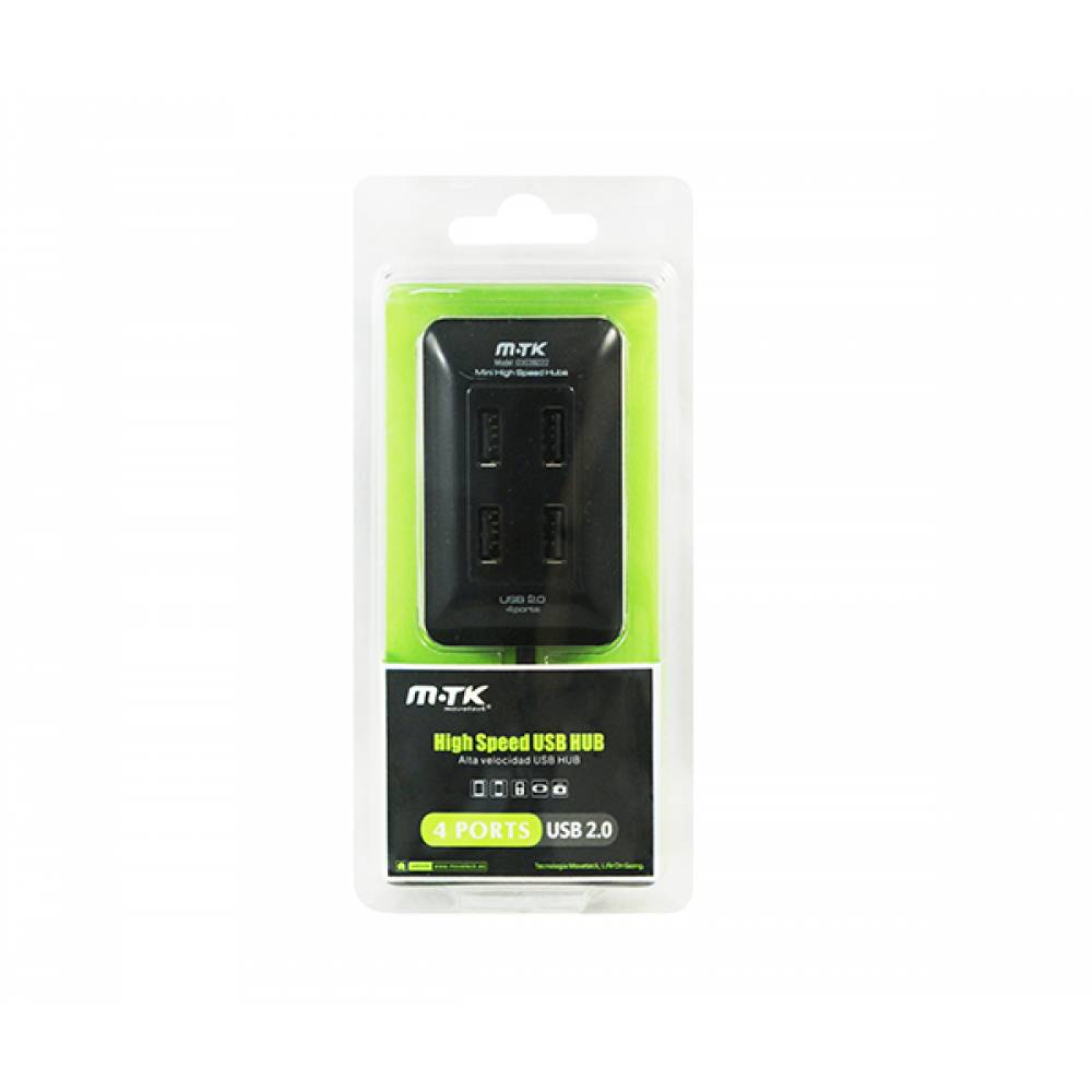 HUB USB 4 PUERTOS LINK K3276 NEGRO