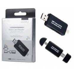 MTK LECTOR DE TARJETAS MICRO SD A USB 3.0 + TYPE C