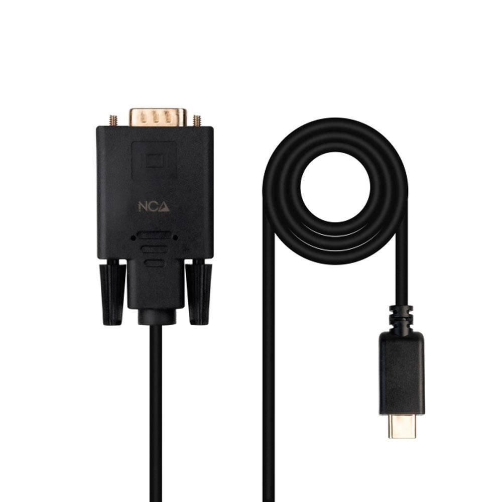 NANOCABLE CABLE CONVERTIDOR COMPACTO TYPE-C A VGA 1.8M