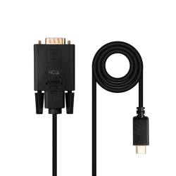 NANOCABLE CABLE CONVERTIDOR COMPACTO TYPE-C A VGA 1.8M