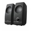 ALTAVOCES TRUST 2.0 REMO SPEAKER SET 8W RMS ALIMENTADOS POR USB CONTROL VOLUMEN NEGRO 17595