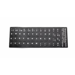 KIT DE PEGATINAS PARA TECLADO ESPAÑOL NEGRO