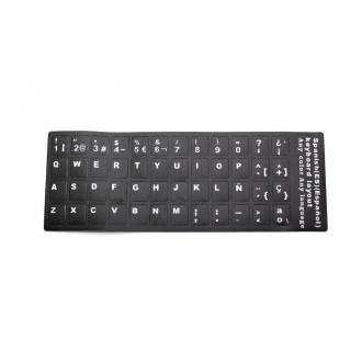 KIT DE PEGATINAS PARA TECLADO ESPAÑOL NEGRO