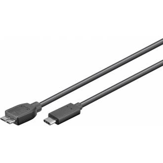 CABLE USB 3.0 TIPO C - MICRO USB TIPO B 3.0 - 1 Mt