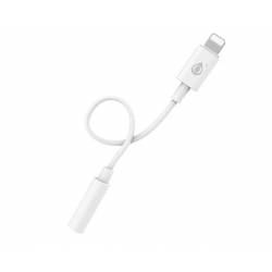 CABLE ADAPTADOR AUDIO IPHONE LIGHTNING A JACK 3.5 HEMBRA BLANCO NB1241