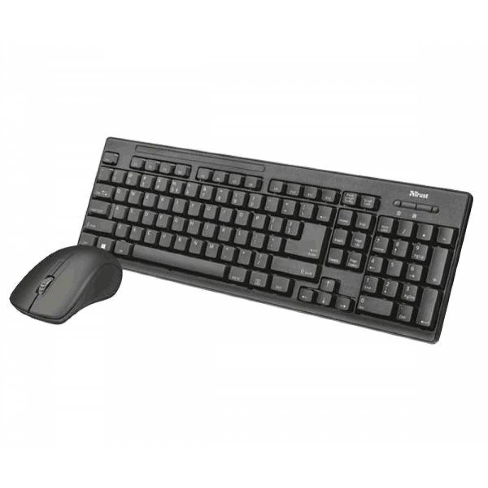 TRUST TECLADO + RATON WIRELES INALAMBRICO ZIVA
