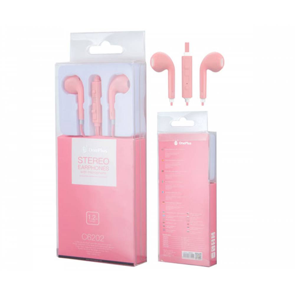 AURICULAR CON MICROFONO C6202 AIR ROSA ONE+