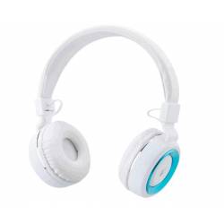 AURICULAR CON MICROFONO C4357 ASTEROIDES BLANCO AZUL ONE+