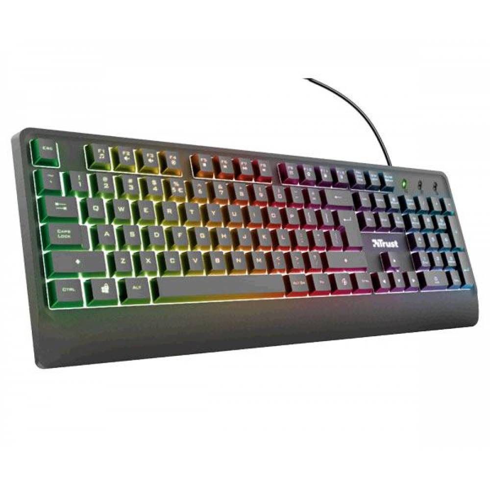 TRUST TECLADO GAMING ZIVA RAINBOW LED