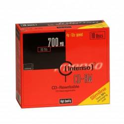 INTENSO CD-RW 700MB (CAJA DE 10, PRECIO UNITARIO)