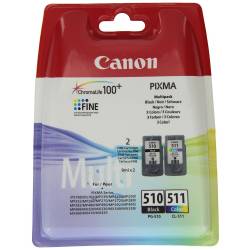 CANON PACK Nº PG 510 + CL 511 MP240 - 260 - 480 NEGRO/COLOR
