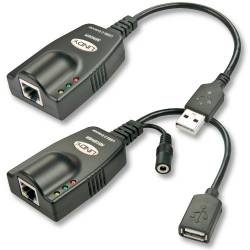 AMPLIFICADOR USB 2.0 CAT-5e CAT-6 HASTA 100 METROS